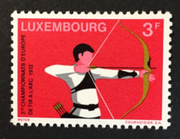 1972 Luxembourg - 3rd European Archery Championship Luxembourg - Unused - Ungebraucht