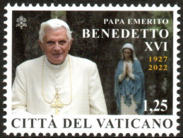 VATICAN CITY 2023 PEOPLE In Memory Of Pope Emeritus Benedict XVI - Fine Stamp MNH - Unused Stamps