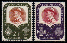 Luxembourg 1957 Baden Powell, MNH ** Mi 567/8 (Ref: 1153) - Nuevos