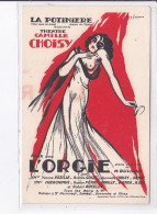 PUBLICITE : La Potinière - Théâtre Camille Choisy " L'Orgie" (femme Nue)- Très Bon état - Pubblicitari