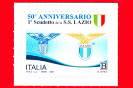 Nuovo - MNH - ITALIA - 2024 - 50 Anni Del Primo Scudetto Della S.S. Lazio - B - 2021-...: Ungebraucht