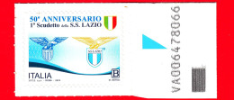 Nuovo - MNH - ITALIA - 2024 - 50 Anni Del Primo Scudetto Della S.S. Lazio - B - Alfanumerico - 2021-...: Nieuw/plakker