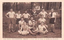 SAINT-GERMAIN-du-BOIS (Saône-et-Loire) - Union Sportive San-Germinoise - Equipe Football 1938-1939 - Photo H. Reboulet - Andere & Zonder Classificatie