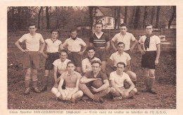 SAINT-GERMAIN-du-BOIS (Saône-et-Loire) - Union Sportive San-Germinoise - Equipe Football 1938-1939 - Photo H. Reboulet - Autres & Non Classés