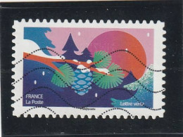 FRANCE 2020 Y&T 1936  Lettre Verte Noël - Used Stamps