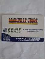 FRANCE PREPAID PRIVEE MARSEILLE STORE PHENIX TELECOM CARTE CADEAU GIFT CARD - Otros & Sin Clasificación