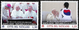 VATICAN CITY 2023 Diplomatic Relationships With South Korea - Fine Set MNH - Unused Stamps