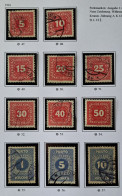 Österreich PORTO 1916, Mi 47-57 Gestempelt - Postage Due