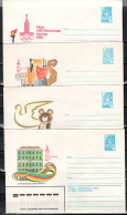 USSR Russia 1980 Olympic Games Moscow, 8 Commemorative Covers - Sommer 1980: Moskau