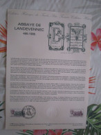 Document Officiel Abbaye De Landevennec 20/4/85 - Documents De La Poste