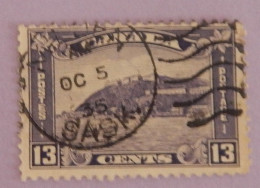 CANADA YT 167 OBLITERE"ANCIENNE CITADELLE DE QUEBEC" ANNEES 1932/1933 - Gebraucht