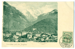 VERY RARE OLD PC, Interlaken Und Die Jungfrau, Switzerland - Interlaken