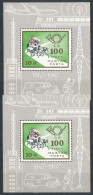 ** 1967 Magyar Posta Blokk ,,hiányzó Ostor" Tévnyomattal + Támpéldány - Other & Unclassified