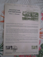 Document Officiel Architecture Contemporaine 20/4/85 - Documenten Van De Post