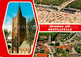 72725577 Oostkapelle Fliegeraufnahme Strand Kirche  - Other & Unclassified