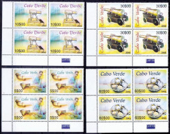 Cape Verde 2005 MNH 4v Blk Lt Lo, Underwater Cultural Heritage, Smoking Pipe, Telescope, Cannon - UNESCO