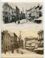 LOT 2 CP * ANGOULÊME La Place Marengo * La 1ère Pionnière Dos Simple Voyagé 1902 - Angouleme