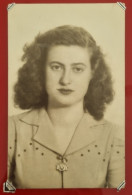 PH - Ph Original - Portrait D'une Jeune Femme 1948 - Anonieme Personen