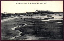 33 - B28106CPA - ARES - Vue Générale De La Plage - Très Bon état - GIRONDE - Arès