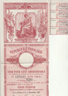 ACTION  5% Dette Publique REPUBLIQUE FRANCAISE 1937 - D - F