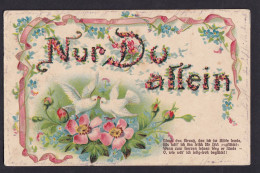 Nur Du Allein ... / Postcard Circulated, 2 Scans - Dia De Los Amorados