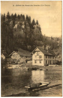 25 - B26128CPA - SAUT DU DOUBS - Coté France, Hotel De La Chute - Très Bon état - DOUBS - Autres & Non Classés