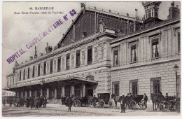 13 - B24542CPA - MARSEILLE - Gare Saint Charles - Coté De L' Arrivée - Très Bon état - BOUCHES-DU-RHONE - Unclassified