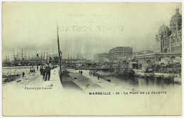 13 - B24573CPA - MARSEILLE - Le Port De La Joliette - Carte Pionniere - Parfait état - BOUCHES-DU-RHONE - Zonder Classificatie