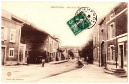 55 - B22378CPA - LEROUVILLE - Rue De La Gare - Parfait état - MEUSE - Lerouville