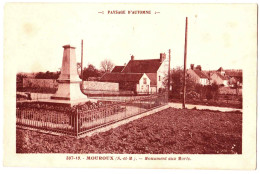 77 - B22360CPA - MOUROUX - Monument Aux Morts - Très Bon état - SEINE-ET-MARNE - Autres & Non Classés