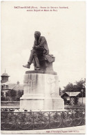 27 - B22032CPA - PACY SUR EURE - Statue Du Docteur ISAMBARD - Parfait état - EURE - Pacy-sur-Eure