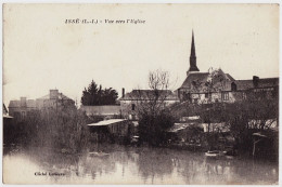 44 - B22143CPA - ISSE - Vue Sur Eglise, Lavoir - Très Bon état - LOIRE-ATLANTIQUE - Other & Unclassified