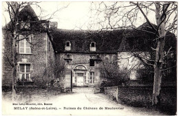 71 - B21859CPA - MELAY - Ruines Du Chateau De Maulevrier - Parfait état - SAONE-ET-LOIRE - Autres & Non Classés