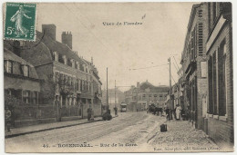 59 - B21242CPA - ROSENDAEL - Rue De La Gare - Bon état - NORD - Autres & Non Classés