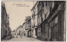 44 - B17393CPA - PAIMBOEUF - Mairie Et La Grande Rue - COSSET, Restaurateur - Très Bon état - LOIRE-ATLANTIQUE - Paimboeuf