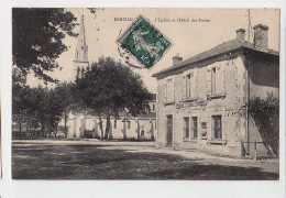 40 - B17047CPA - MIMIZAN - Eglise Et Hotel Des Postes - Très Bon état - LANDES - Mimizan