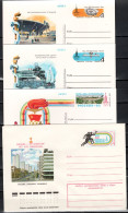 USSR Russia 1980 Olympic Games Moscow, 3 Commemorative Postcards + 1 Cover - Verano 1980: Moscu