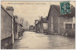 10 - B10718CPA - TROYES - Inondations 1910 - Rue Aux Moines - Très Bon état - AUBE - Troyes