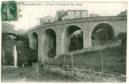 12 - B9909CPA - SAINT ROME DU TARN - Le Pont Et La Cascade Du Vieux Moulin - Très Bon état - AVEYRON - Other & Unclassified