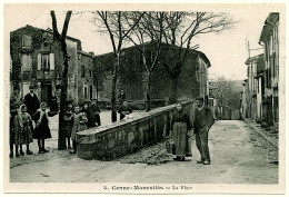 11 - B9989CPA - CENNE MONESTIES - La Place - Parfait état - AUDE - Sonstige & Ohne Zuordnung