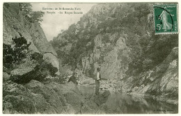 12 - B9904CPA - SAINT ROME DE TARN - LES RASPES - La Roque Sourde - Très Bon état - AVEYRON - Other & Unclassified