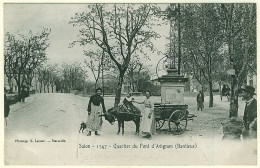 13 - B9638CPA - SALON - Quartier Du Pont D'avignon - Banlieue - Carte Pionnière - Parfait état - BOUCHES-DU-RHONE - Salon De Provence