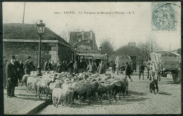 93 - T8973CPA - PANTIN - Un Troupeau De Moutons A L'octroi - Lait - Très Bon état - SEINE-SAINT-DENIS - Pantin