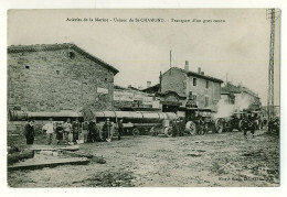 42 - T5669CPA - SAINT ST CHAMOND - Aciéries De La Marine - Transport D'un Gros Canon - Très Bon état - LOIRE - Saint Chamond