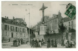 35 - B4798CPA - RENNES - Croix De La Mission - Marché à La Brocante - Très Bon état - ILLE-ET-VILAINE - Rennes