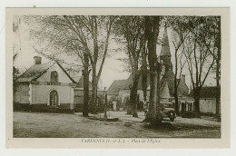 37 - B4418CPA - VARENNES - Place De L'église - Parfait état - INDRE-ET-LOIRE - Andere & Zonder Classificatie