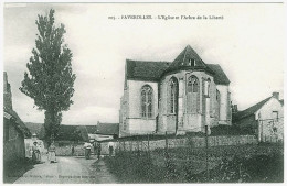 51 - B2873CPA - FAVEROLLES - L'église Et L'arbre De La Liberté - Parfait état - MARNE - Other & Unclassified