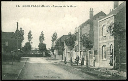 59 - B2188CPA - LOON PLAGE - Avenue De La Gare - Très Bon état - NORD - Autres & Non Classés