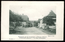 68 - B1707CPA - FRIESEN - La Rue Principale - Très Bon état - HAUT-RHIN - Sonstige & Ohne Zuordnung