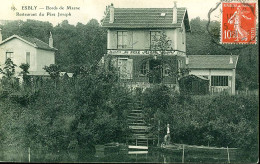 77 - B1285CPA - ESBLY - 29 - Bords De Marne - Restaurant Du Père Joseph - Très Bon état - SEINE-ET-MARNE - Esbly